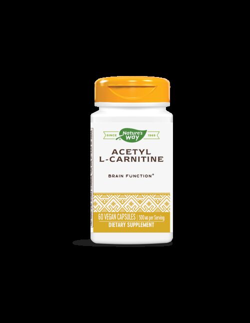 Acetyl L-Carnitine/ Ацетил-Л-Карнитин 500 mg x 60 капсули Nature’s Way