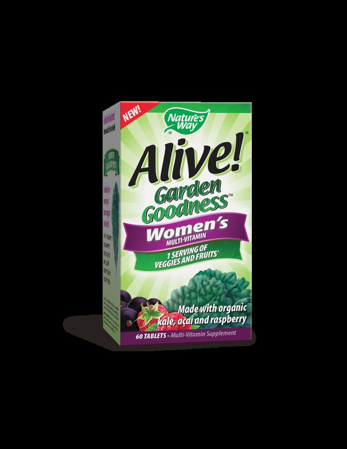 Alive! Garden Goodness™ Women`s Multi-Vitamin/ Алайв! Мултивитамини за жени х 60 таблетки Nature’s Way