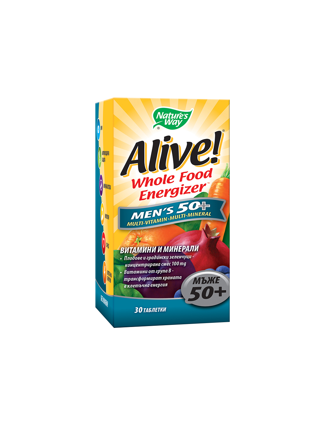 Alive Men’s 50+ / Aлайв! Mултивитамини за мъже 50+