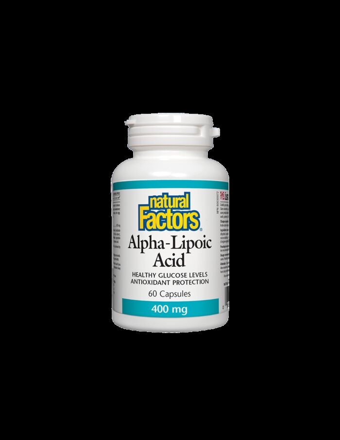 Alpha-Lipoic Acid/ Алфа-липоева киселина 400 mg x 60 капсули Natural Factors