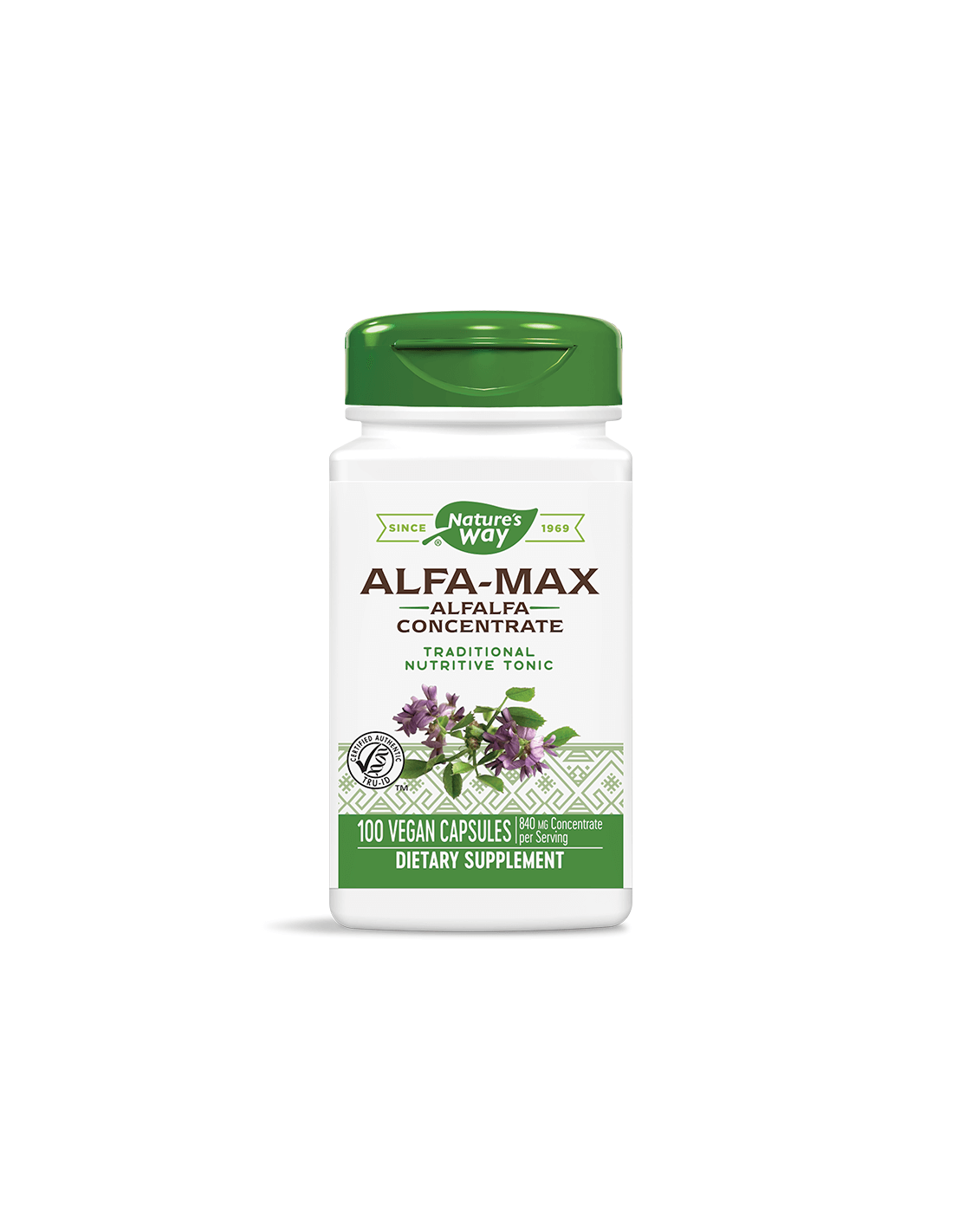 ALFA-MAX Alfalfa Concentrate/ Люцерна концентрат 525 mg х 100 капсули Nature’s Way