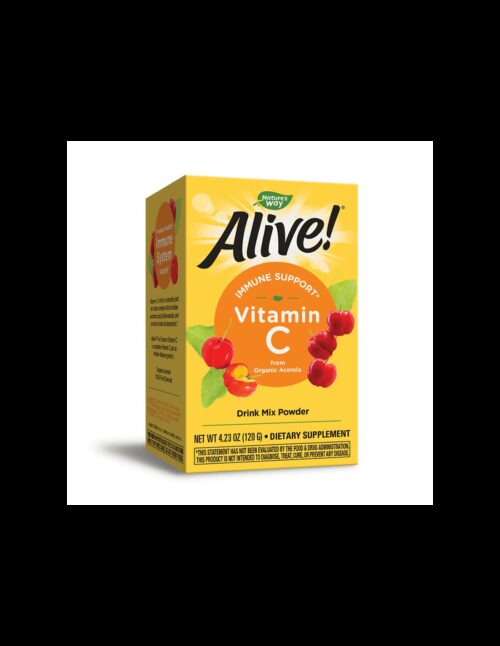 Alive! Fruit Source Vitamin C / Алайв! Витамин С от плодове (пудра) 120 g Nature’s Way