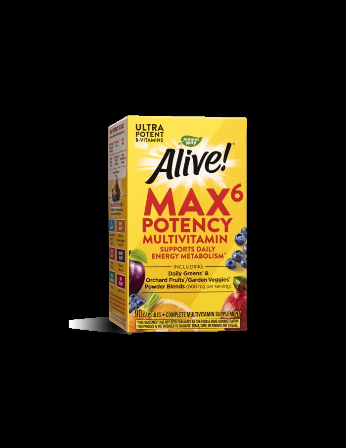 Alive!® Max6 Max Potency Multivitamin / Алайв! Мултивитамини максимум сила