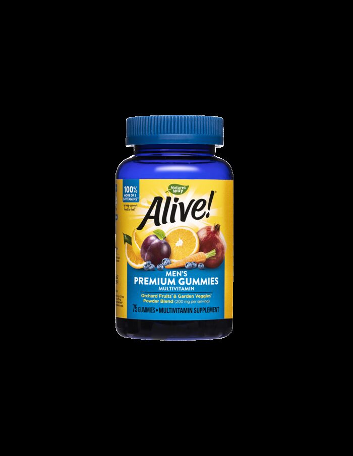 Alive! Men's Premium Gummies Multivitamin / Алайв! Премиум мултивитамини за мъже