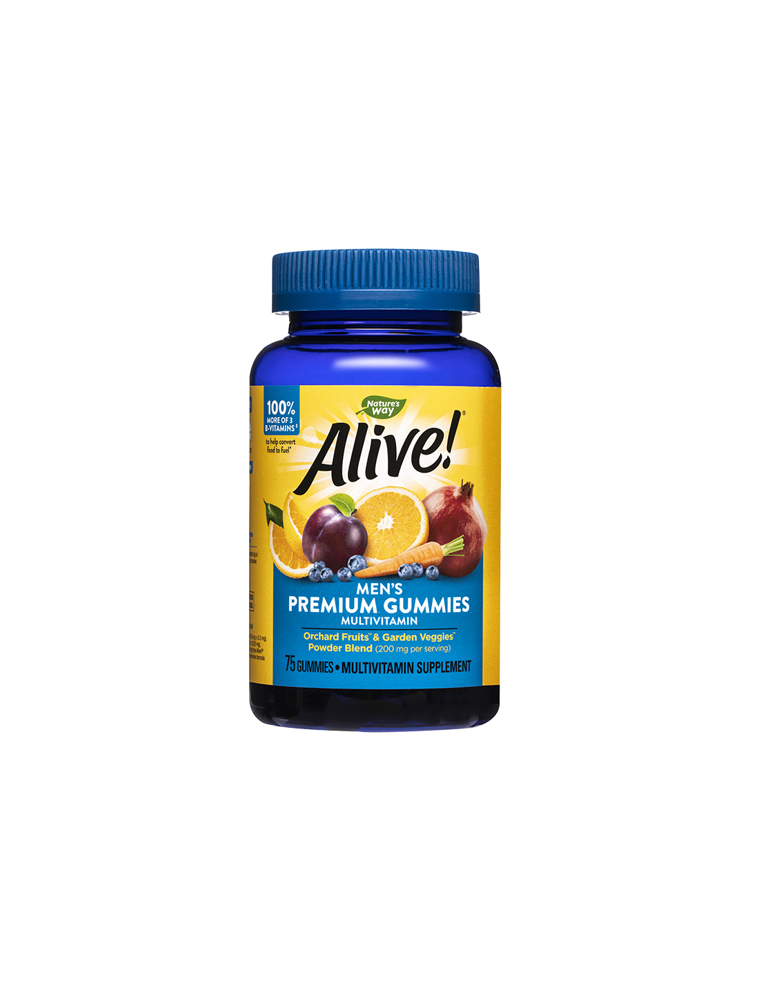 Alive! Men's Premium Gummies Multivitamin / Алайв! Премиум мултивитамини за мъже