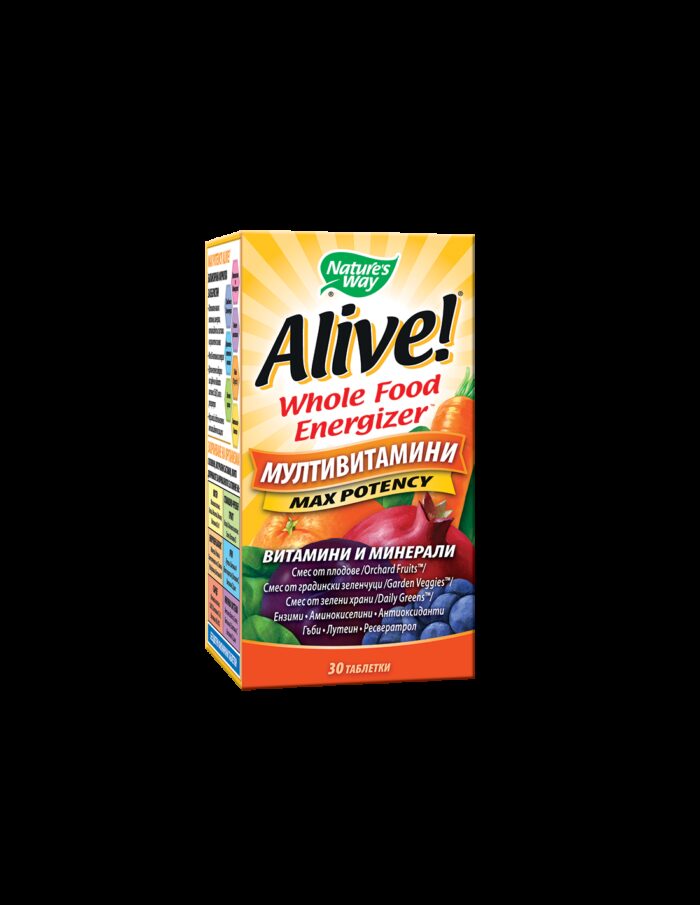 Alive! Multi-Vitamin / Алайв! Мултивитамини х 30 таблетки Nature’s Way