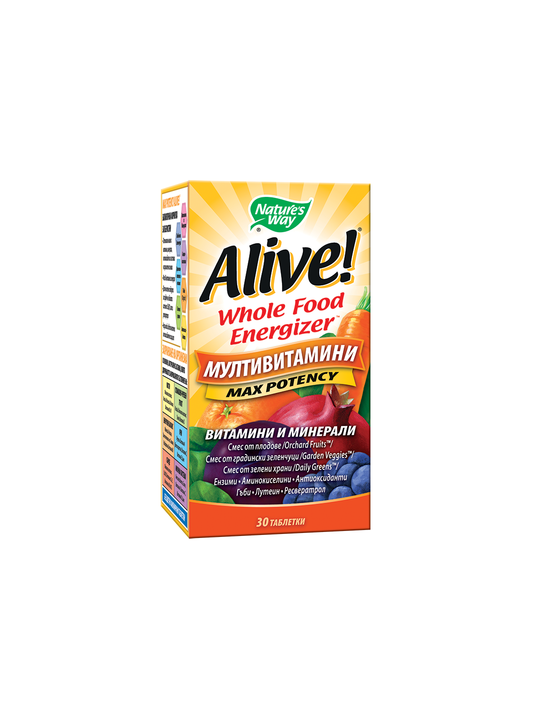 Alive! Multi-Vitamin / Алайв! Мултивитамини х 30 таблетки Nature’s Way