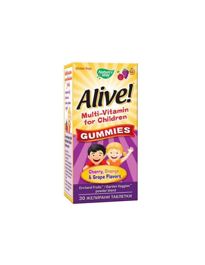 Alive! Multi-Vitamin for Children Gummies / Алайв! Мултивитамини за деца