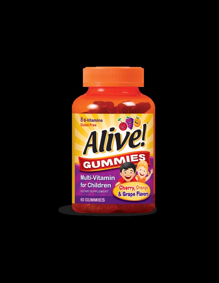 Alive! Multi-vitamin For Children Gummies / Алайв! Мултивитамини за деца x 60 желирани таблетки Nature’s Way