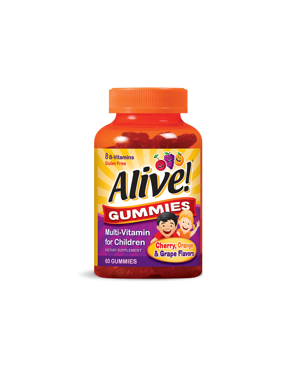 Alive! Multi-vitamin For Children Gummies / Алайв! Мултивитамини за деца x 60 желирани таблетки Nature’s Way