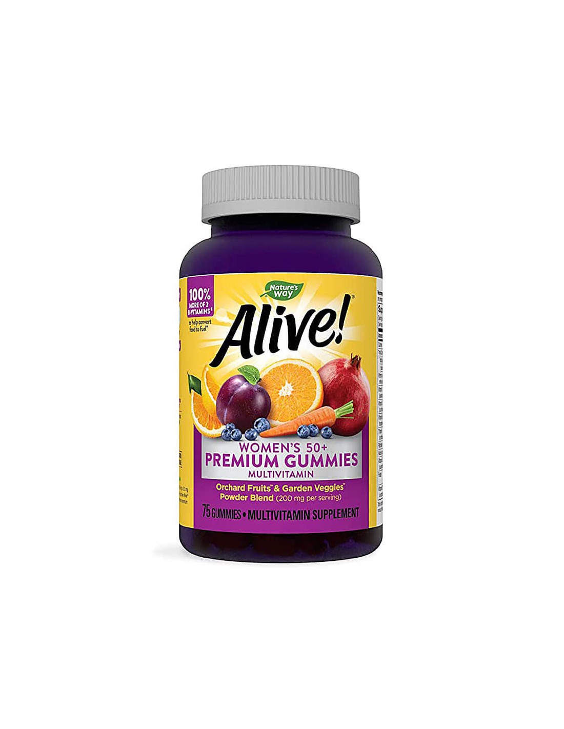 Alive! Women’s 50+ Premium Gummies multivitamin / Алайв! Премиум мултивитамини за жени 50+