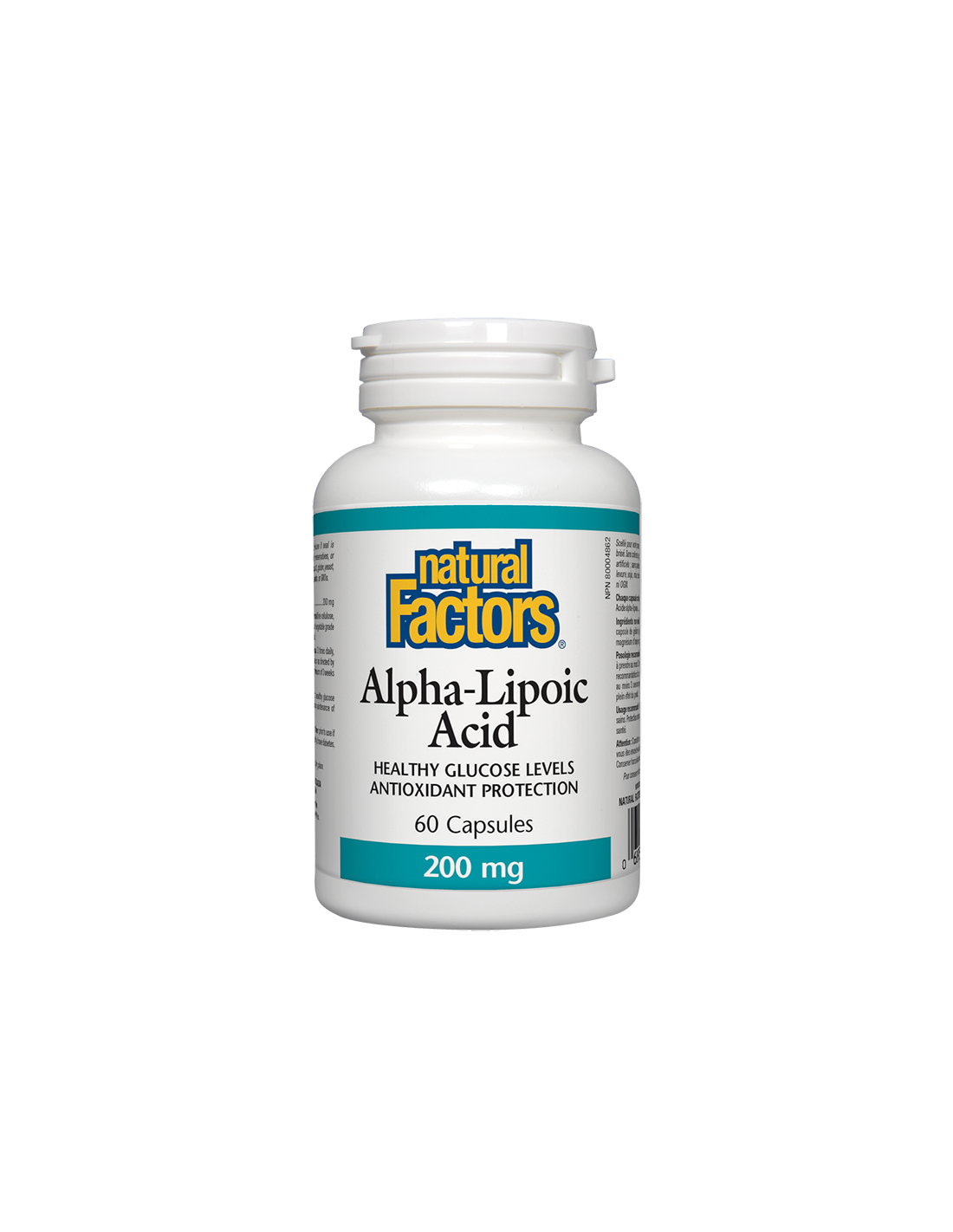 Alpha-Lipoic Acid/ Алфа-липоева киселина 200 mg x 60 капсули Natural Factors