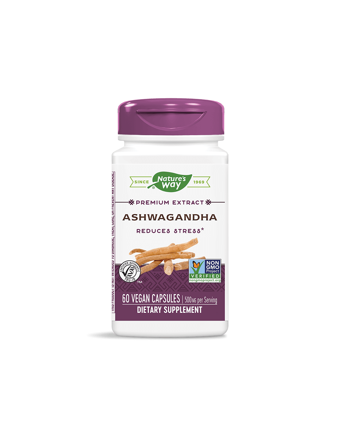 Ashwagandha/ Ашваганда 500 mg х 60 капсули Nature’s Way