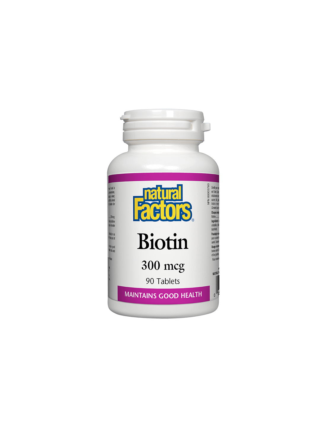 Biotin/ Биотин 300 mcg x 90 таблетки Natural Factors