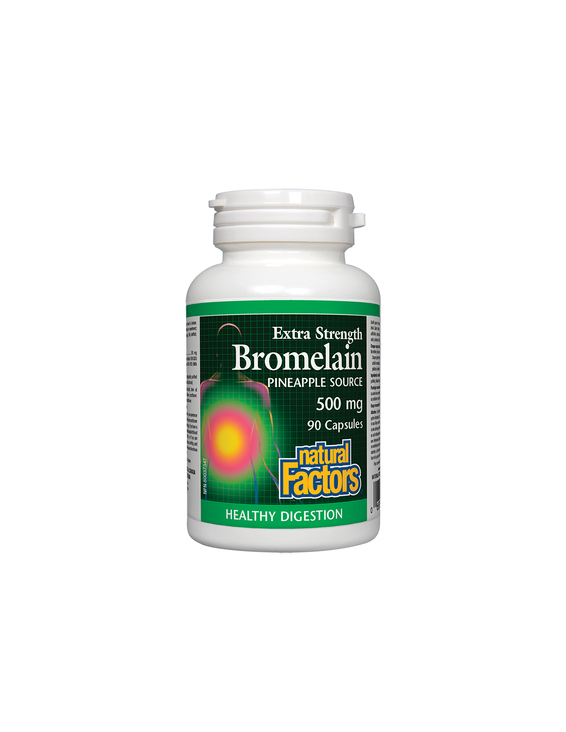 Bromelain/ Бромелаин 500 mg x 90 капсули Natural Factors