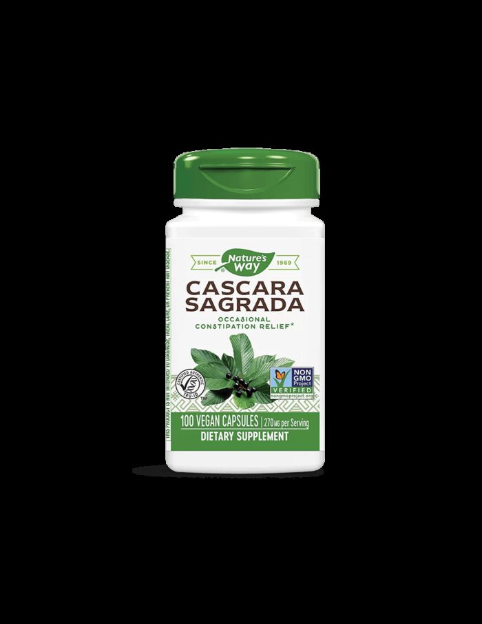 Cascara Sagrada/ Зърнастец (кора) 270 mg х 100 капсули Nature’s Way