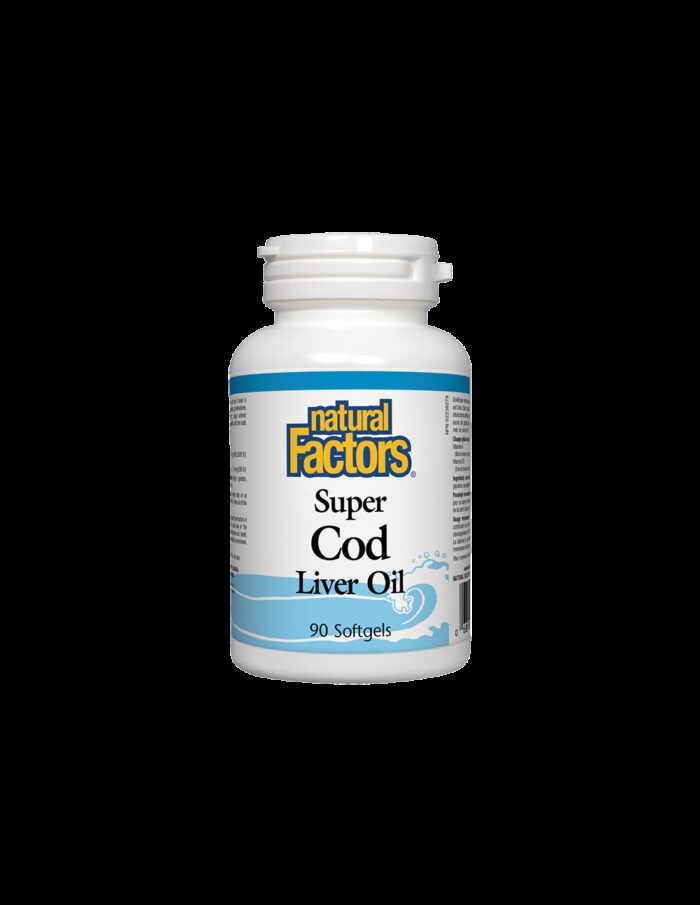 Super Cod Liver Oil/ Черен дроб на треска (масло) 1100 mg х 90 софтгел капсули Natural Factors