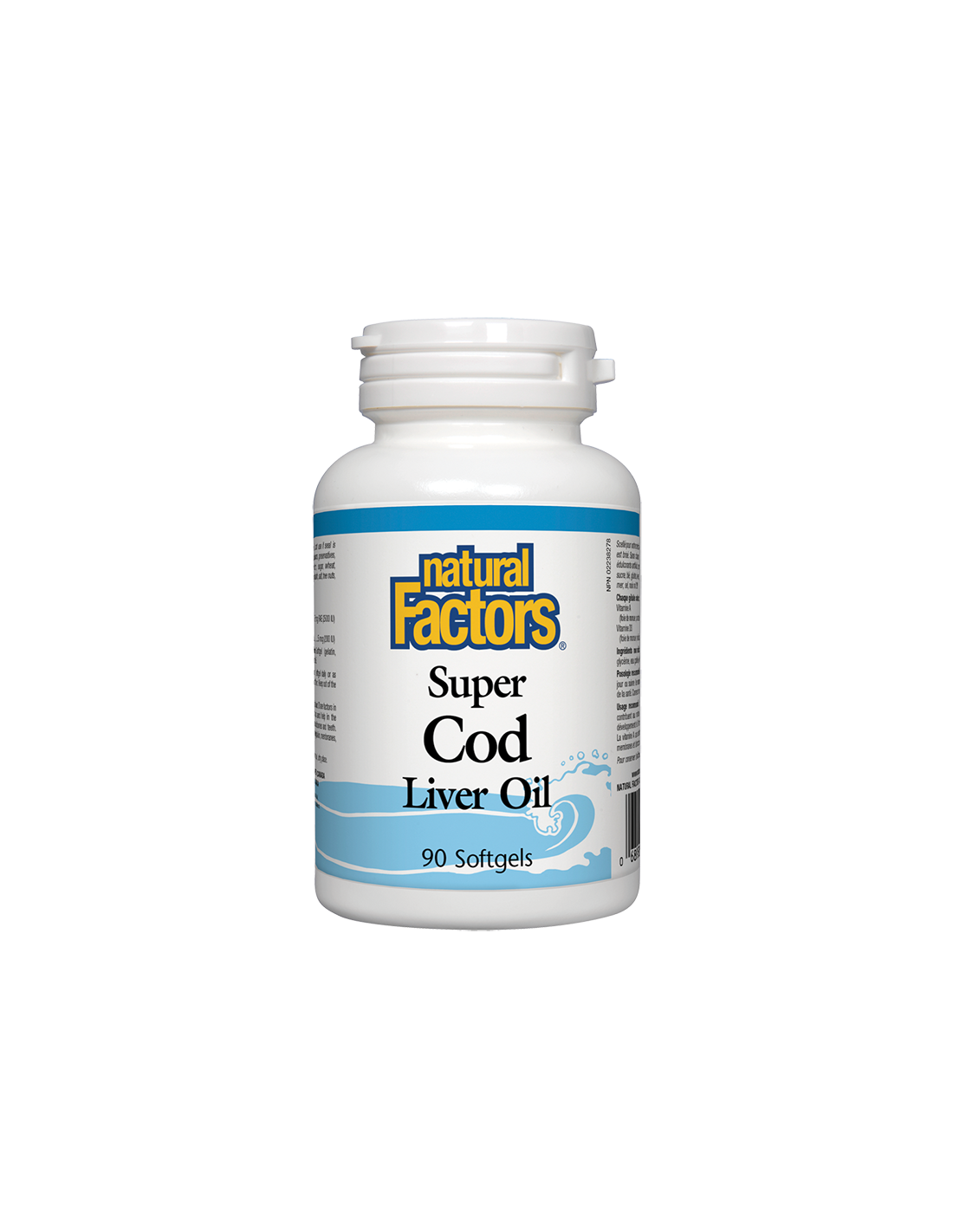 Super Cod Liver Oil/ Черен дроб на треска (масло) 1100 mg х 90 софтгел капсули Natural Factors