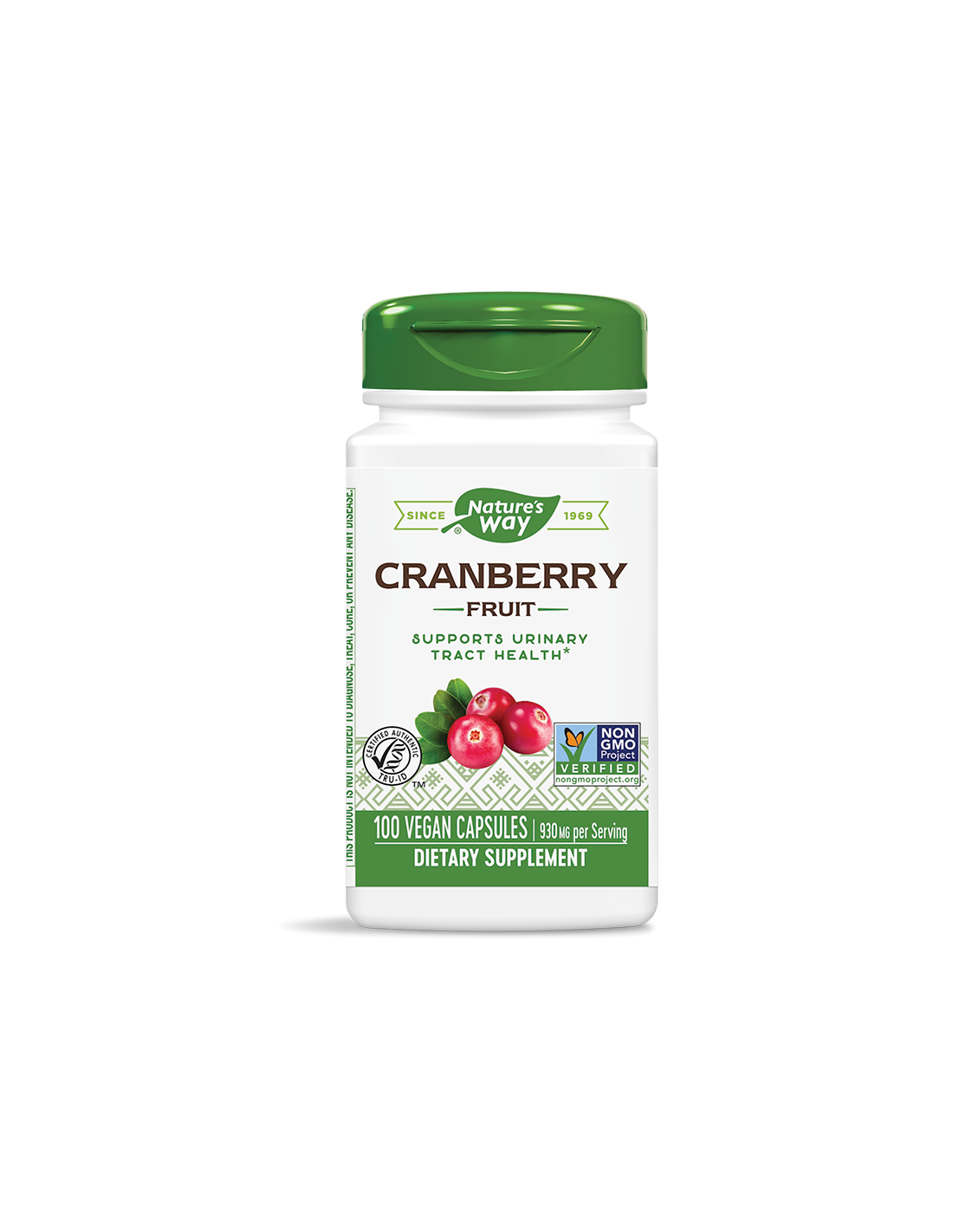 Cranberry Fruit/ Червена боровинка (плод) 465 mg х 100 капсули Nature’s Way