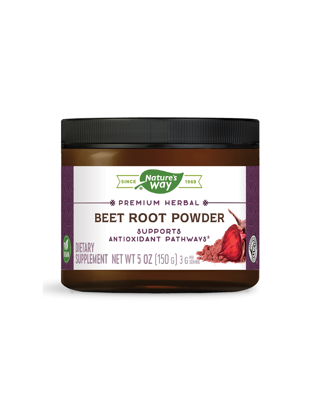 Beet Root Powder/ Червено цвекло (корен) х 150 g пудра Nature’s Way