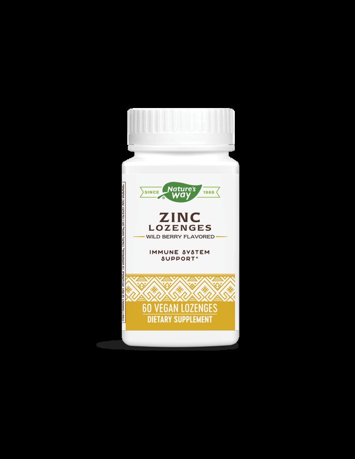 Zinc Lozenges/ Цинк с Ехинацея и Витамин С х 60 таблетки за смучене Nature’s Way