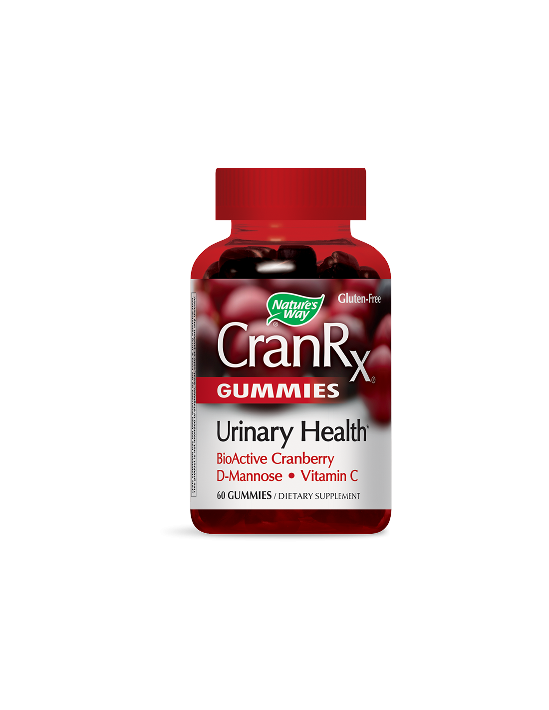 CranRx® Gummies Urinary Health / Грижа за уринарния тракт с Червена боровинка