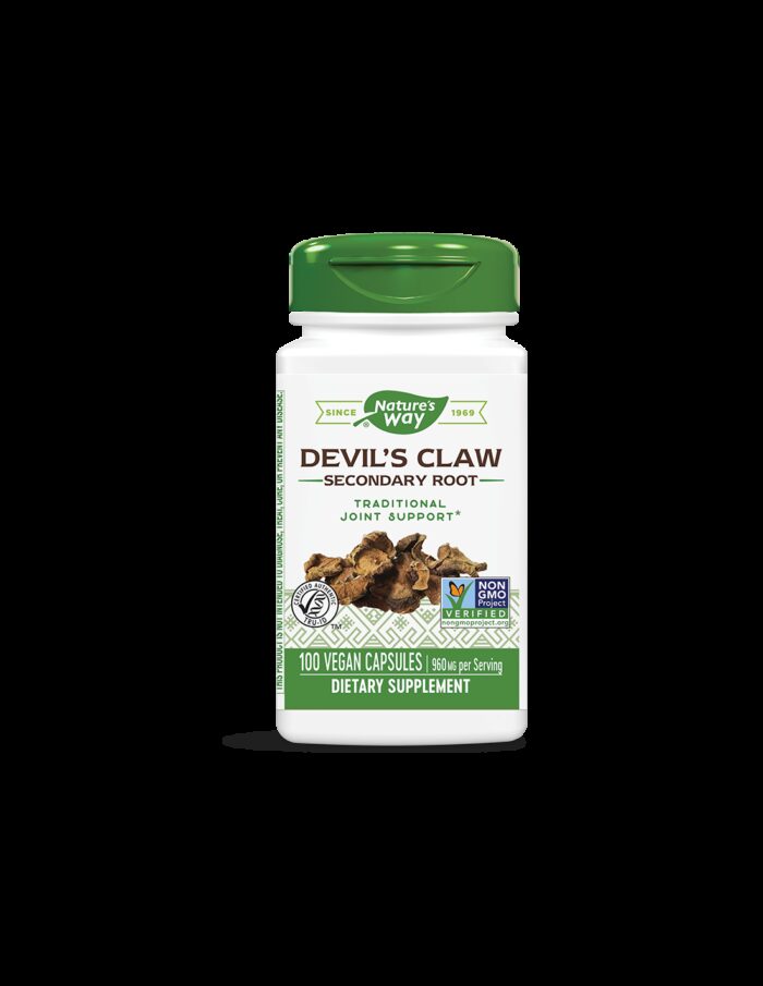 Devil`s Claw Secondary Root/ Дяволски нокът (корен) 480 mg х 100 капсули Nature’s Way