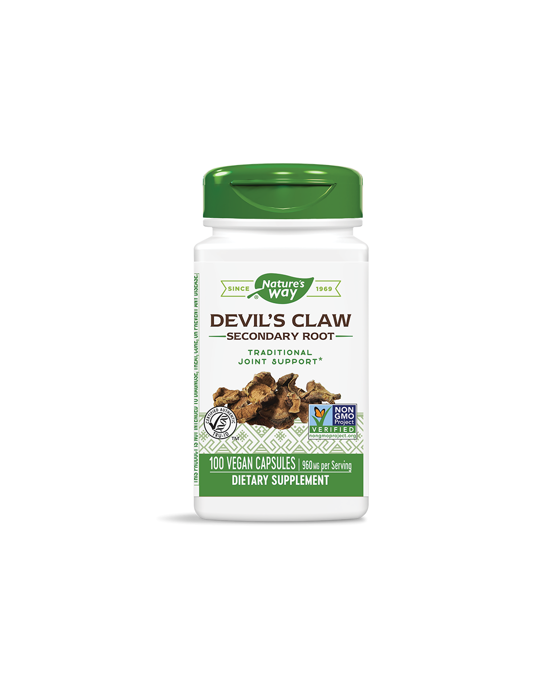 Devil`s Claw Secondary Root/ Дяволски нокът (корен) 480 mg х 100 капсули Nature’s Way