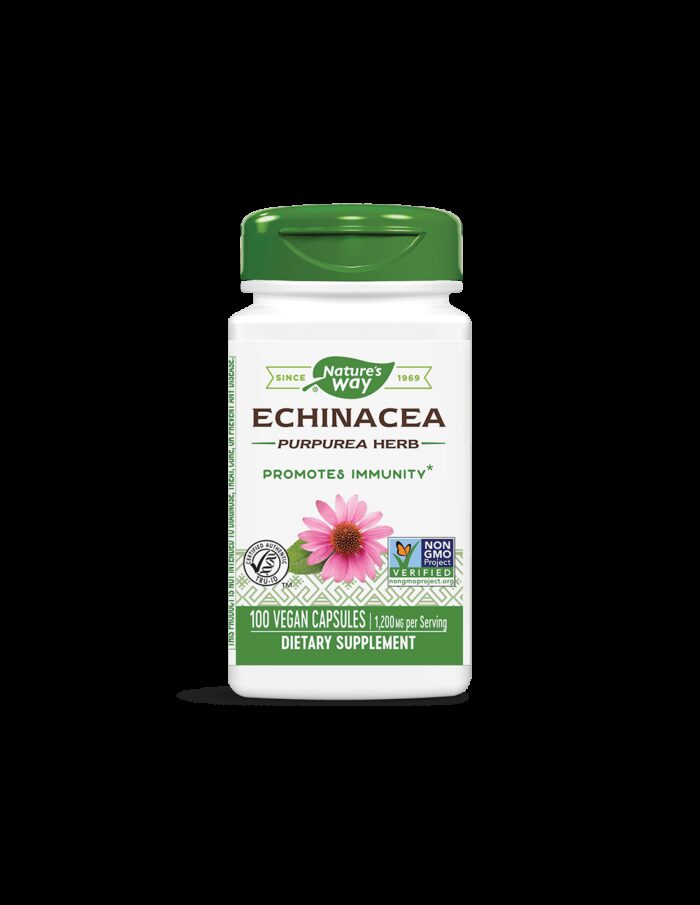 Echinacea Purpurea Herb/ Ехинацея (билка) 400 mg х 100 капсули Nature’s Way