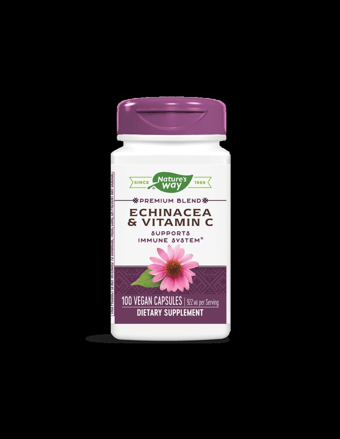 Echinacea & Vitamin C/ Ехинацея & Витамин C х 100 капсули Nature’s Way