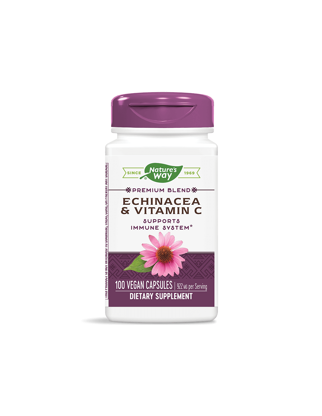 Echinacea & Vitamin C/ Ехинацея & Витамин C х 100 капсули Nature’s Way