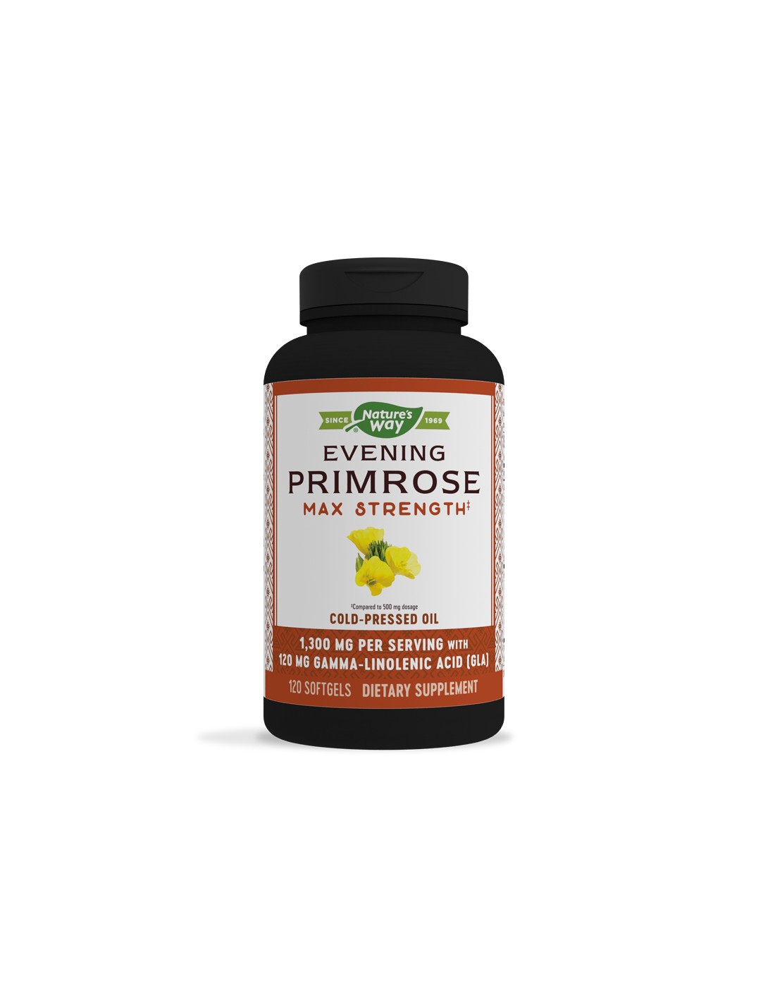 Evening Primrose 10% GLA / Вечерна иглика 1300 mg х 120 софтгел капсули Nature’s Way