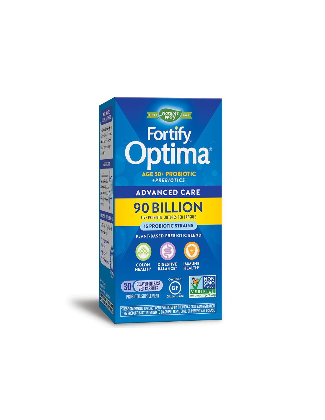 Fortify Optima® Advanced Care Age 50+ Фортифай Оптима пробиотик + пребиотици