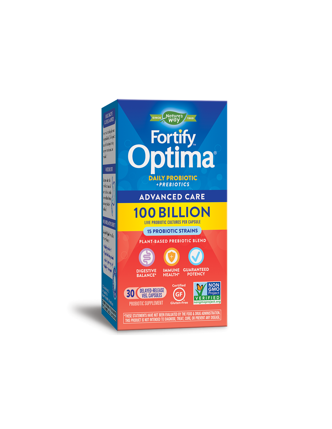 Fortify™ Optima Advanced Care Probiotic - Фортифай Оптима пробиотик + пребиотици