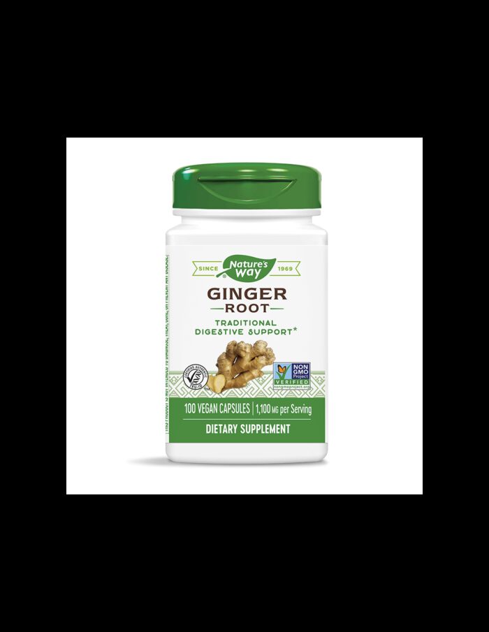 Ginger Root/ Джинджифил (корен) 550 mg х 100 капсули Nature’s Way