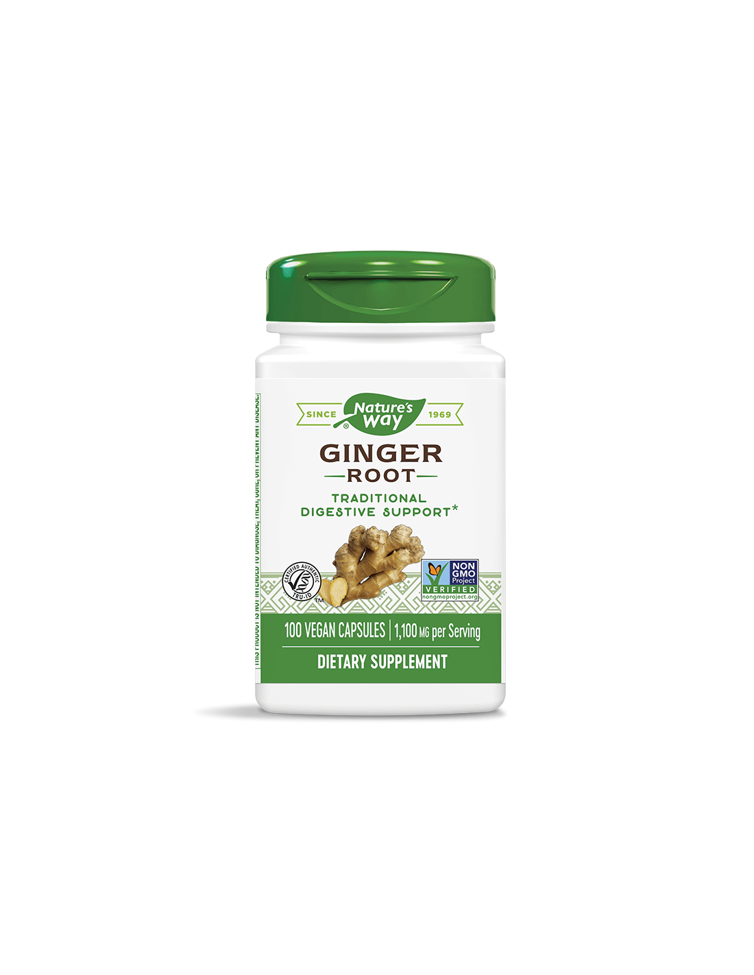 Ginger Root/ Джинджифил (корен) 550 mg х 100 капсули Nature’s Way