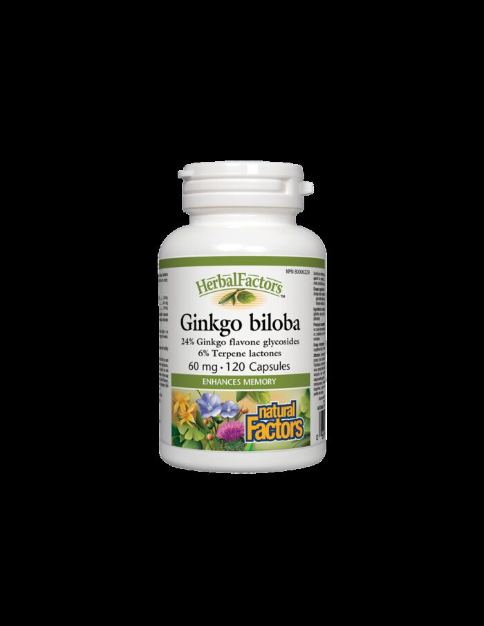 Ginkgo Biloba/ Гинко Билоба 60 mg х 120 капсули Natural Factors