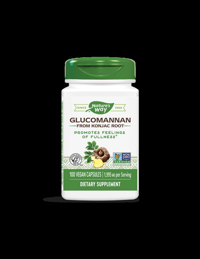 Glucomannan from Konjac Root/ Глюкоманан от корен на Конджак 665 mg x 100 капсули Nature’s Way