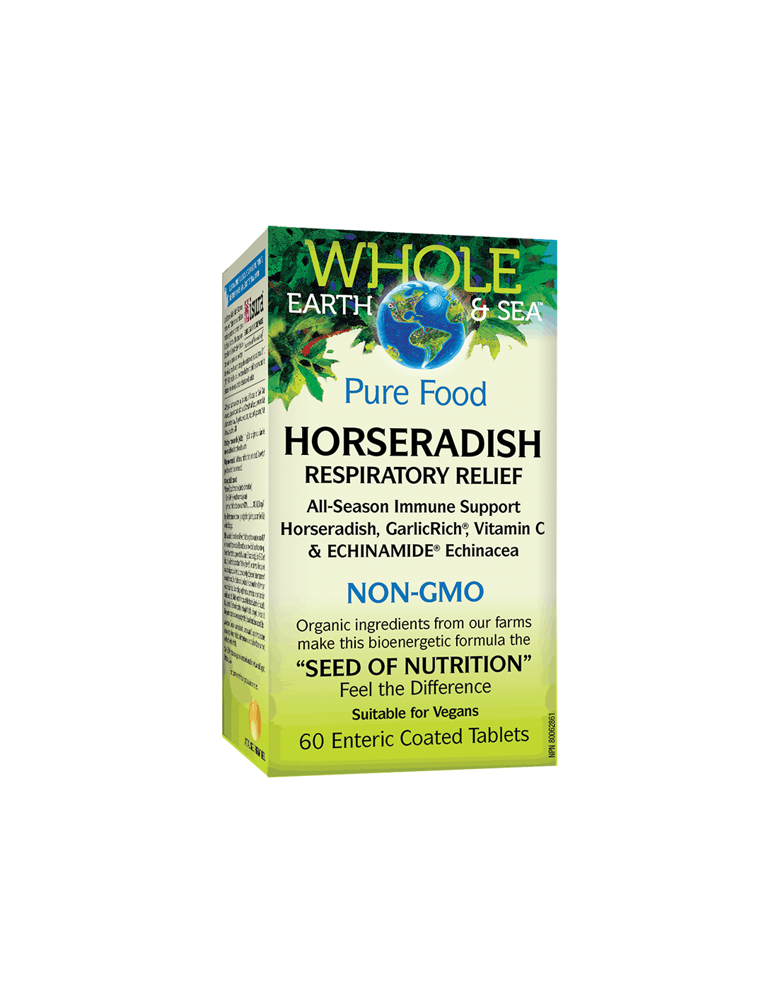 Horseradish Respiratory Relief Whole Earth & Sea®/ Хрян Комплекс х 60 таблетки Natural Factors