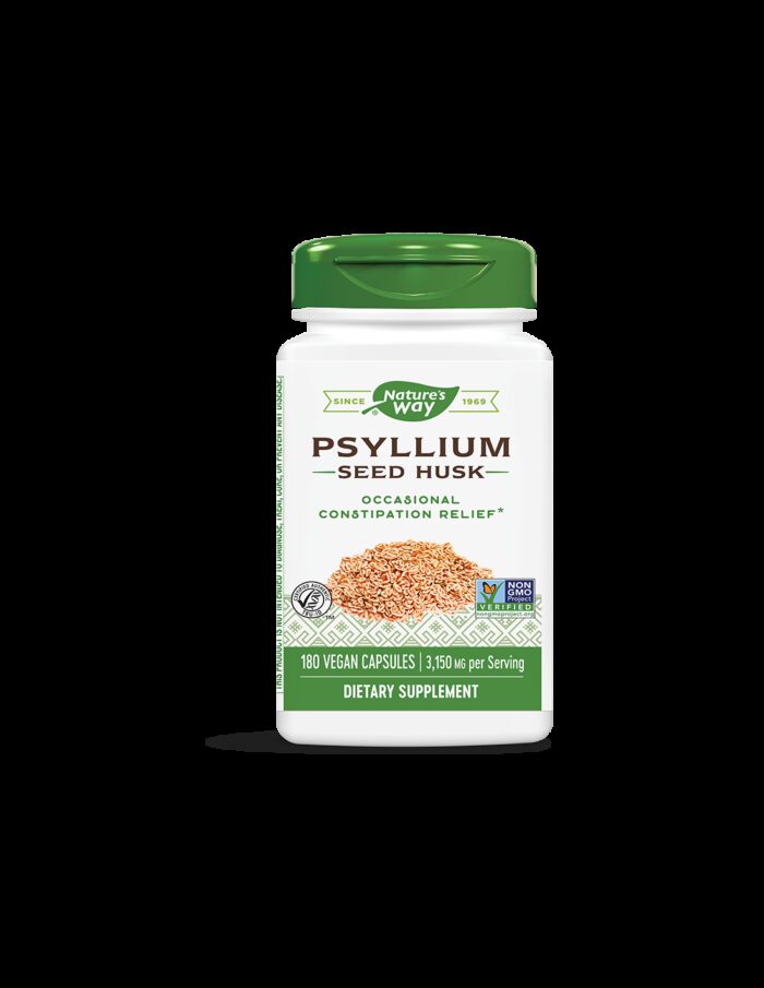 Psyllium Seed Husk/ Теснолист живовляк/ Хуск (люспи) 525 mg х 180 капсули Nature’s Way