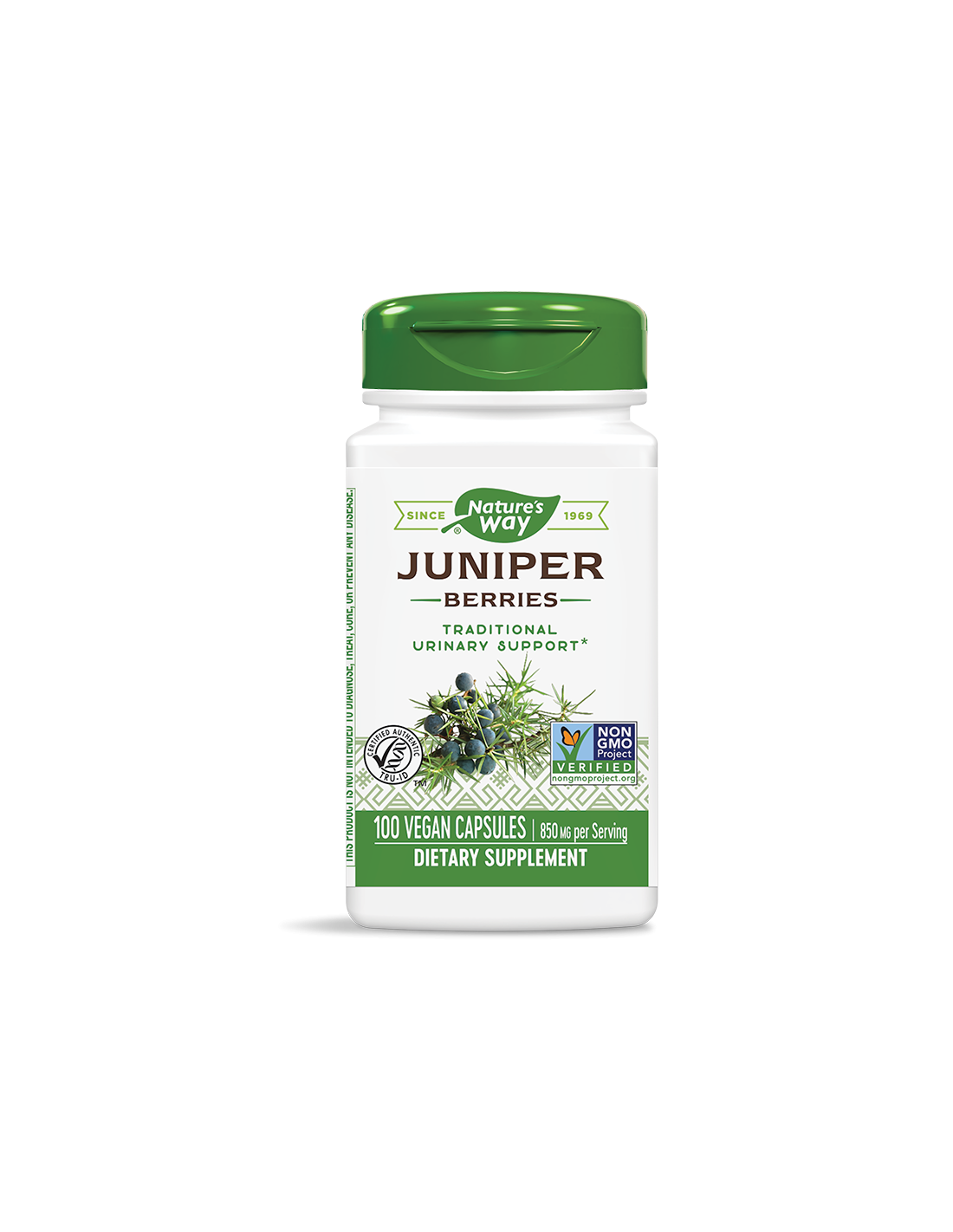 Juniper Berries/ Хвойна синя (плод) 425 mg х 100 капсули Nature’s Way