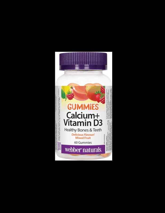 Calcium+Vitamin D3 Gummies/ Kалций + Витамин D3 х 60 желирани таблетки