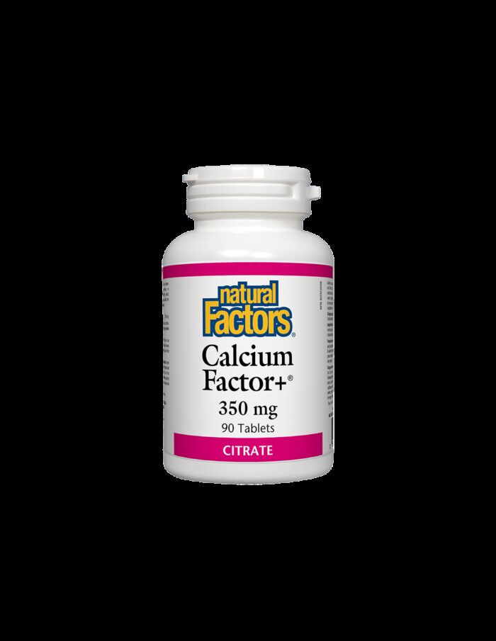 Calcium Factor+®/ Калций фактор+® (цитрат) 350 mg х 90 таблетки Natural Factors