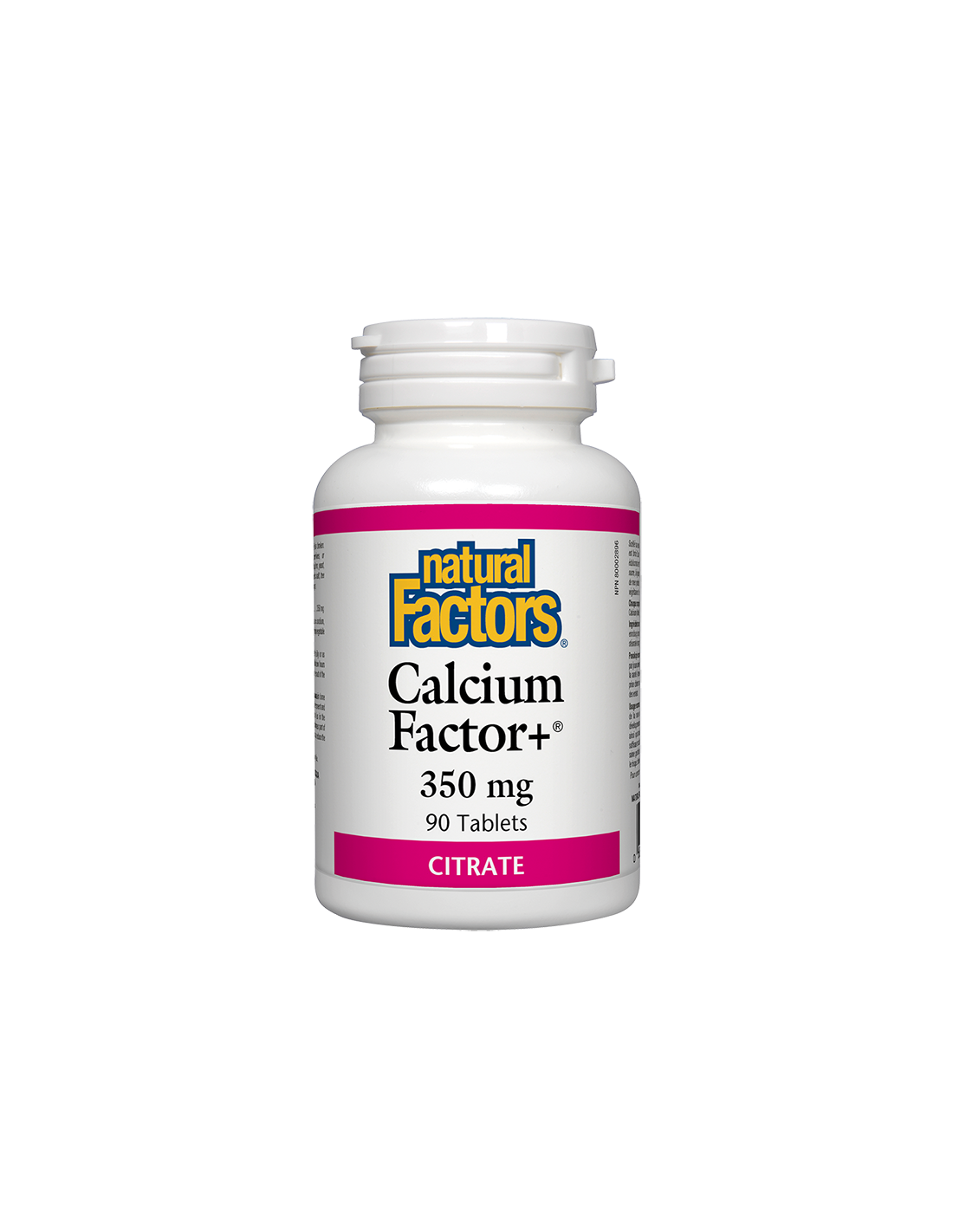 Calcium Factor+®/ Калций фактор+® (цитрат) 350 mg х 90 таблетки Natural Factors