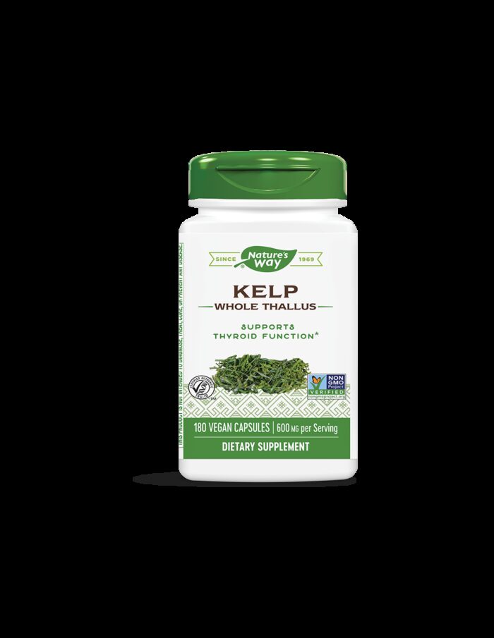 Kelp Whole Thallus/ Келп / Кафяви водорасли 600 mg x 180 капсули Nature’s Way