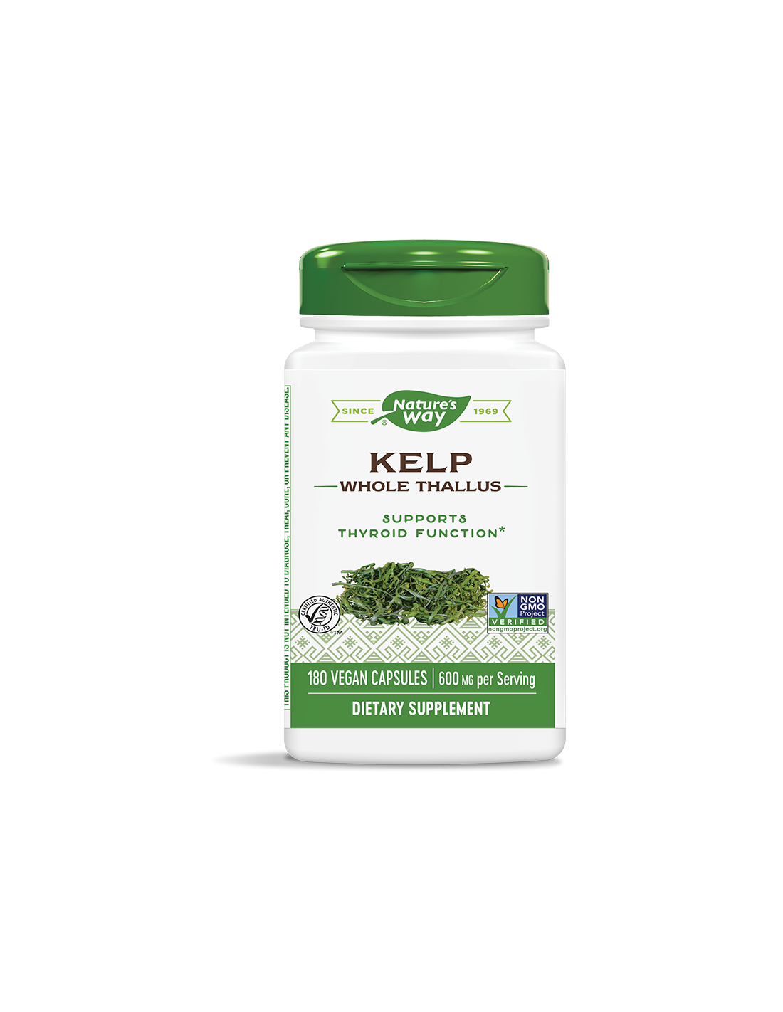 Kelp Whole Thallus/ Келп / Кафяви водорасли 600 mg x 180 капсули Nature’s Way