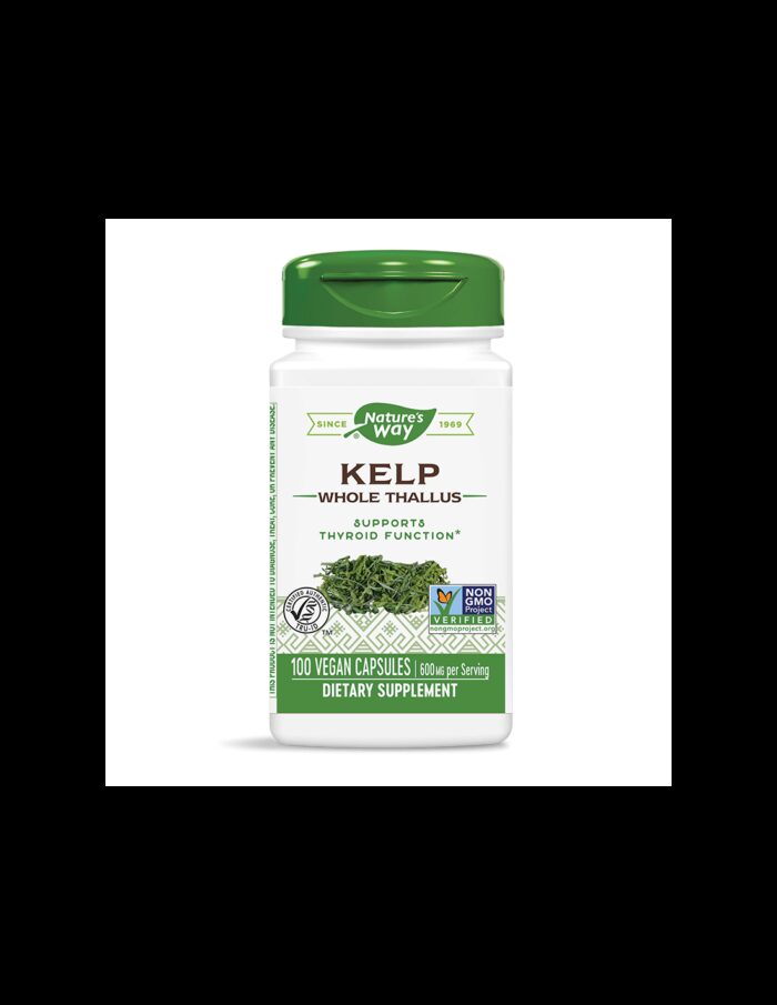 Kelp Whole Thallus/ Келп / Kафяви водорасли 600 mg x 100 капсули Nature’s Way