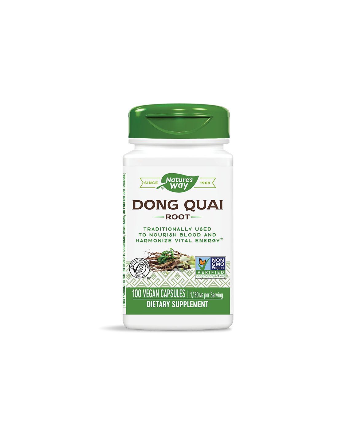 Dong Quai Root/ Китайска ангелика (корен) 565 mg x 100 капсули Nature’s Way