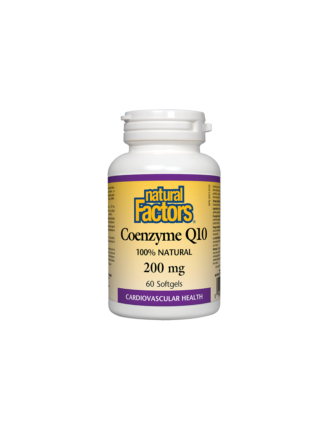 Coenzyme Q10/ Коензим Q10 200 mg х 60 софтгел капсули Natural Factors