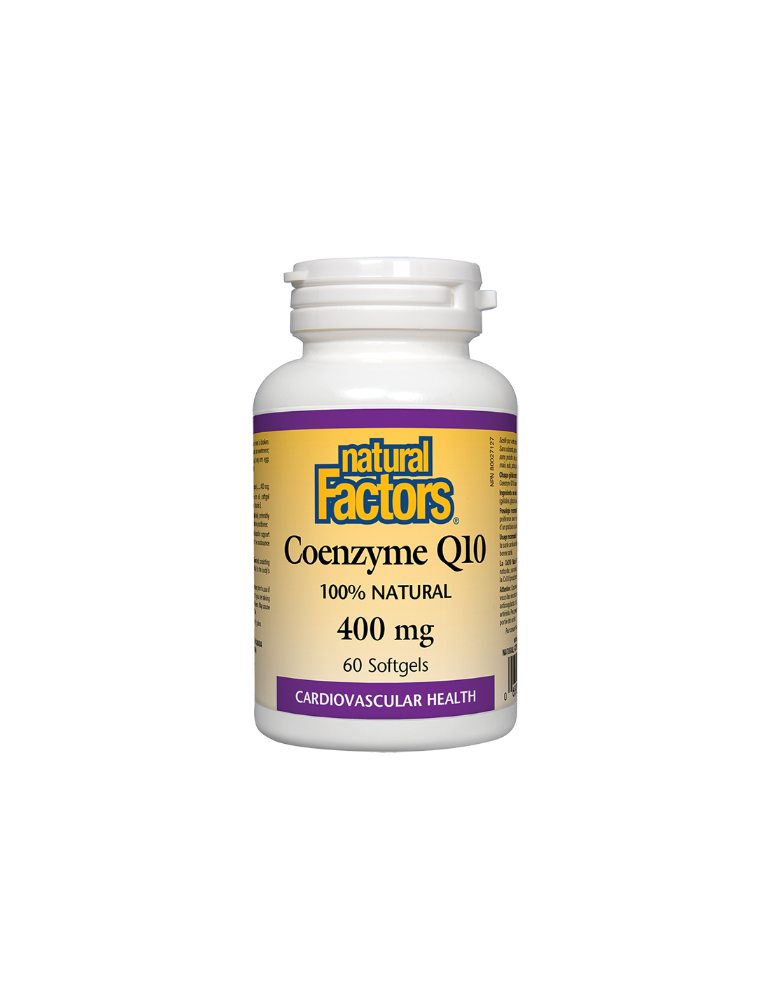 Coenzyme Q10 / Коензим Q10 400 mg х 60 софтгел капсули Natural Factors